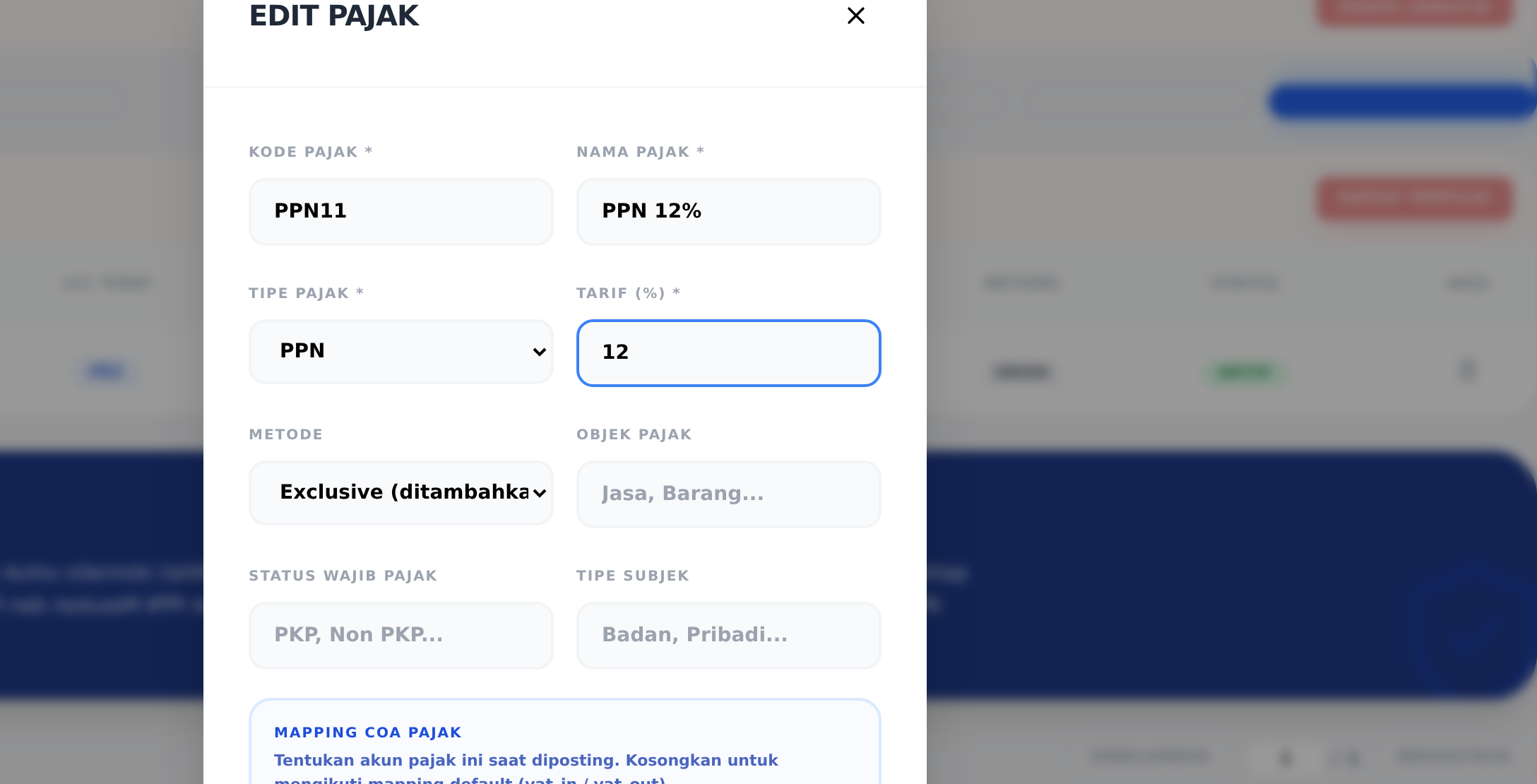 Form pajak